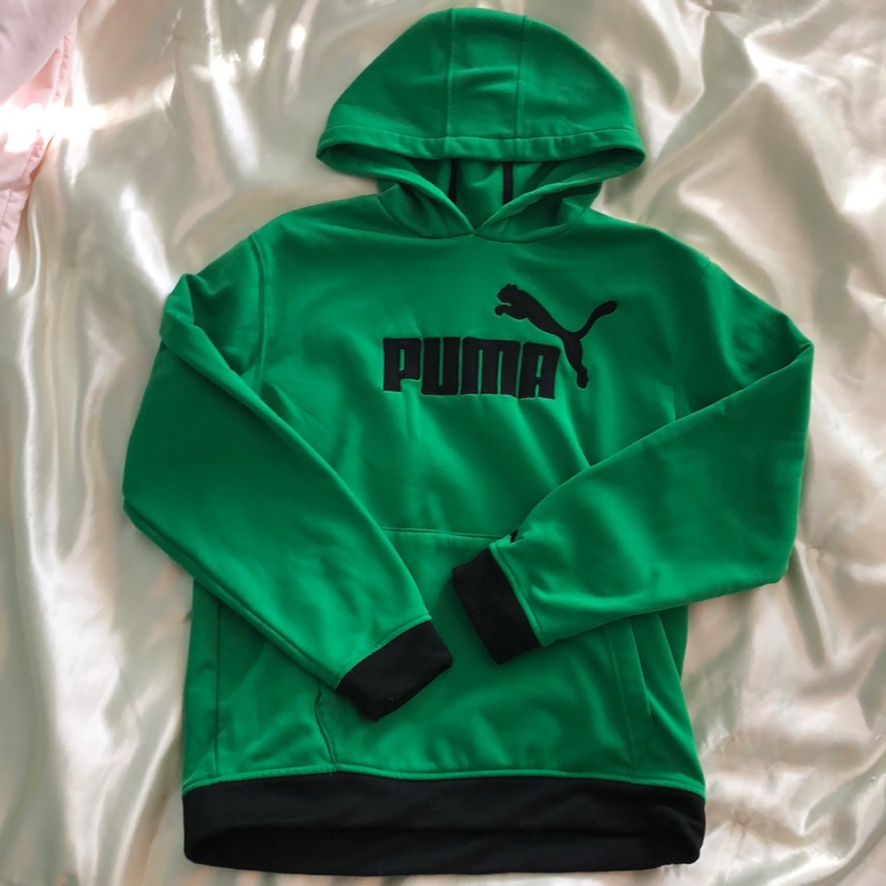 Green Puma Sweatshirt